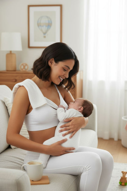 BRASIER MATERNAL CON COPA BLANCO