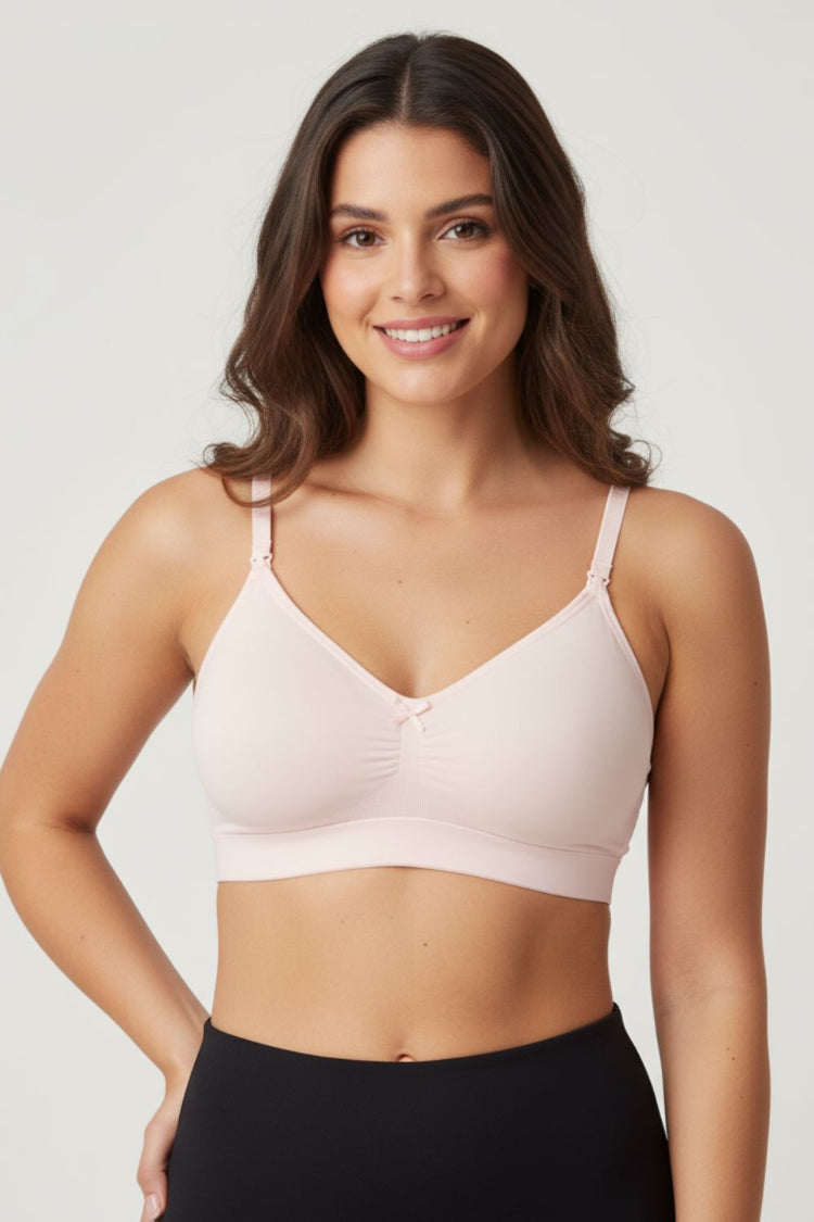 BRASIER MATERNAL CON COPA ROSA