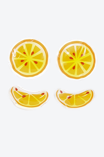 SET ACCESORIOS GEL X4 OJOS - CONTORNO ORANGE