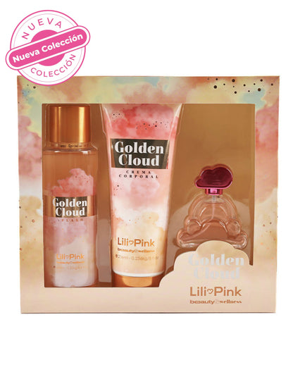 Set Golden Clouds Golden Cloud Belleza