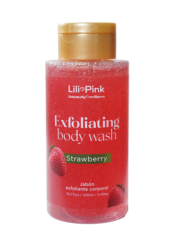 EXFOLIATING BODY WASH STRAWBERRY 450ML