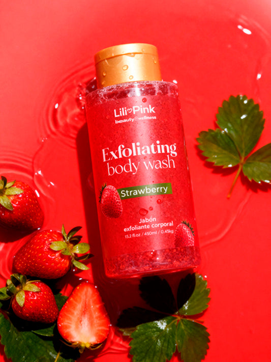 EXFOLIATING BODY WASH STRAWBERRY 450ML