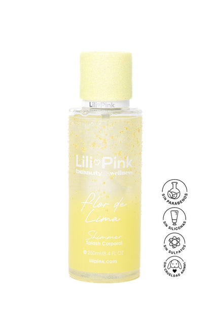 SPLASH CON SHIMMER CORPORAL FLOR DE LIMA 250ML