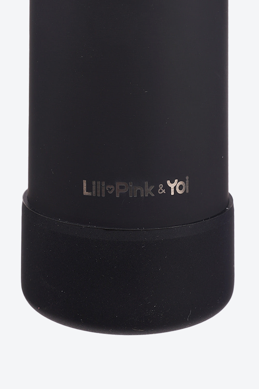 TERMO DE ACERO INOXIDABLE CON SOPORTEPARA CELULAR 2 EN 1 NEGRO 950ML