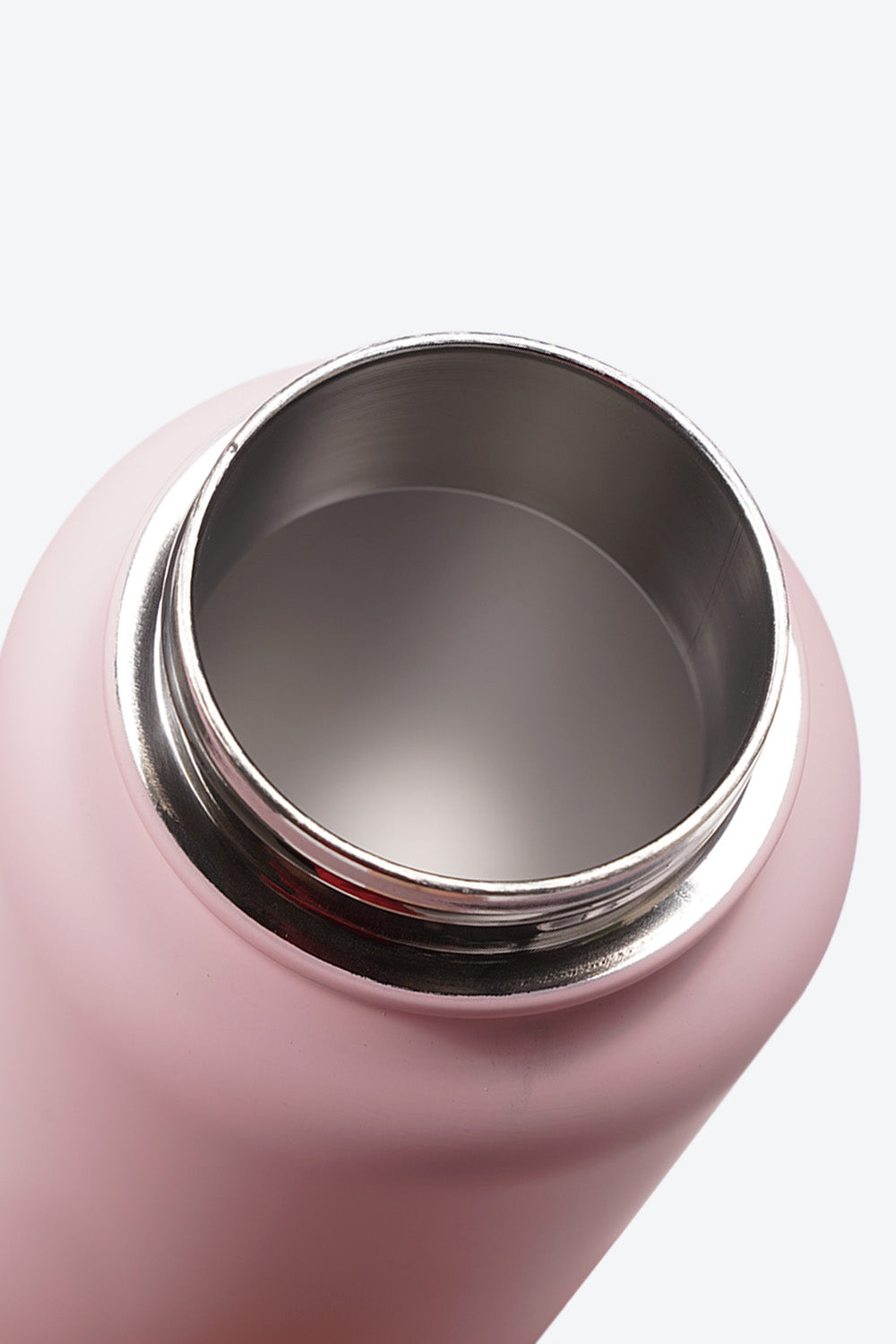 TERMO DE ACERO INOXIDABLE CON SOPORTE PARA CELULAR 2 EN 1 ROSA 950ML