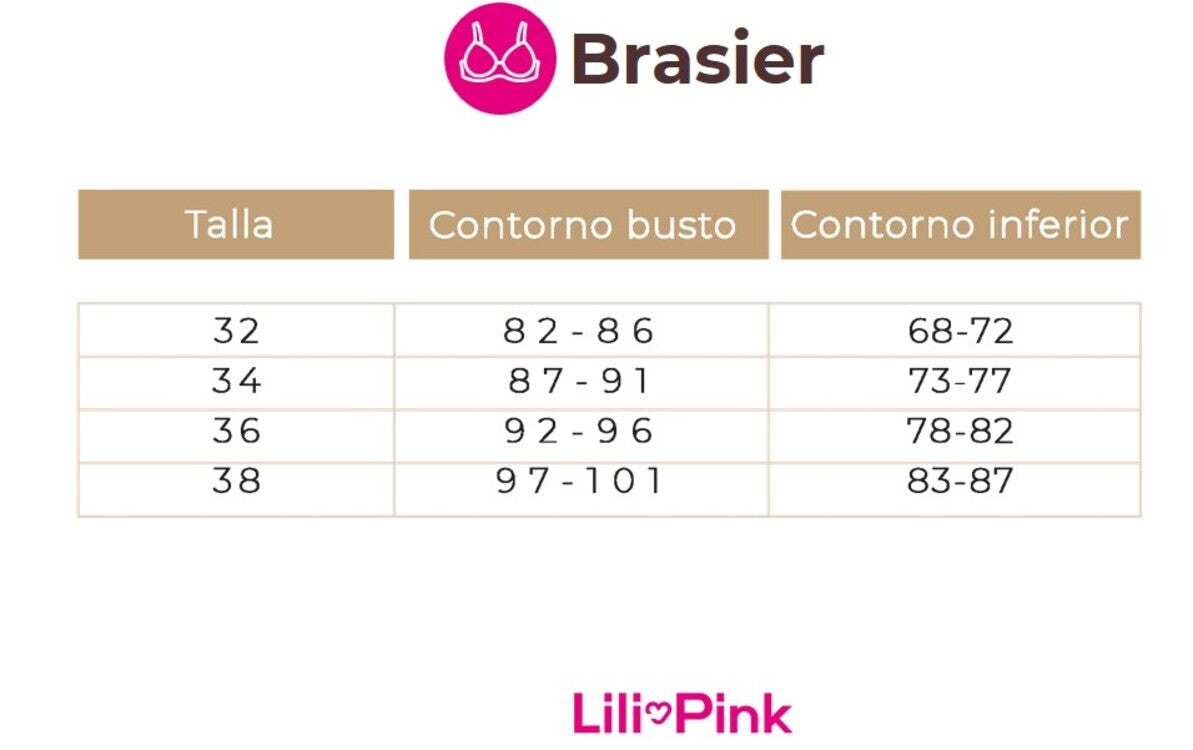 BRASIER MATERNAL CON ENCAJE POSTERIOR