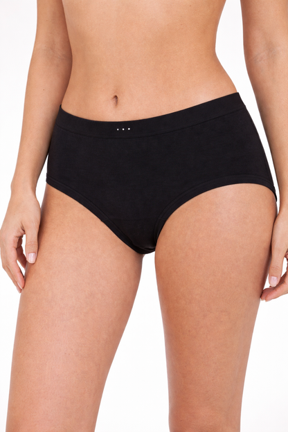 CALZÓN HIPSTER SEAMLESS DUO BEIGE-NEGRO