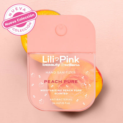 POCKET HAND SANITIZER FLAVOR PEACH PURE 34 Belleza