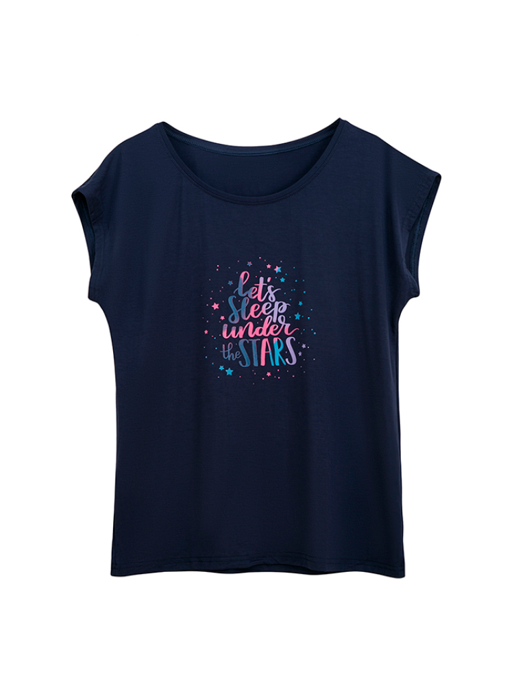 Camiseta Pijama Azul / S Descanso